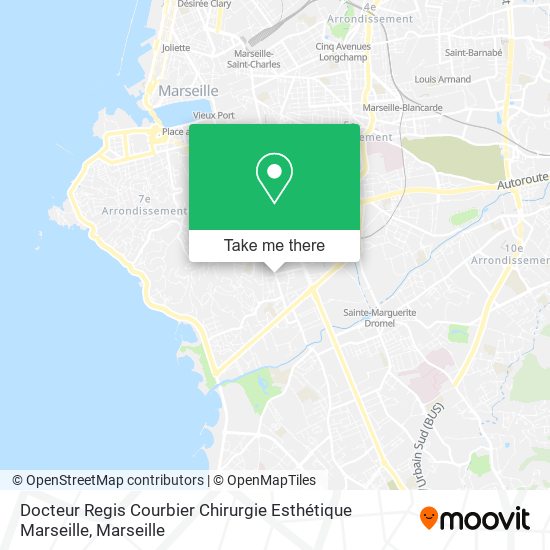Docteur Regis Courbier Chirurgie Esthétique Marseille map