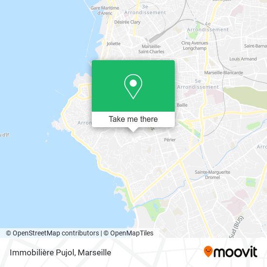 Immobilière Pujol map