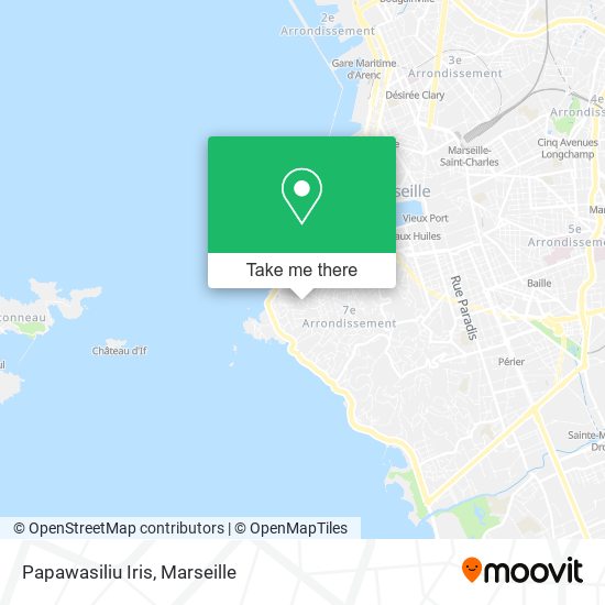 Papawasiliu Iris map