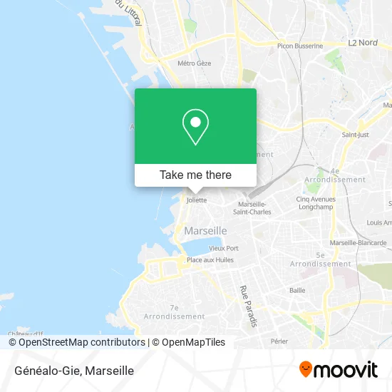 Généalo-Gie map