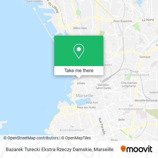 Bazarek Turecki Ekstra Rzeczy Damskie map