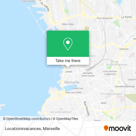 Locationsvacances map