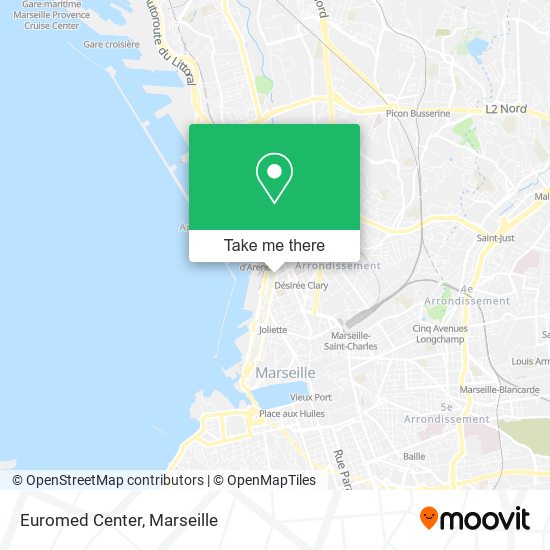 Euromed Center map