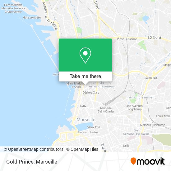 Gold Prince map
