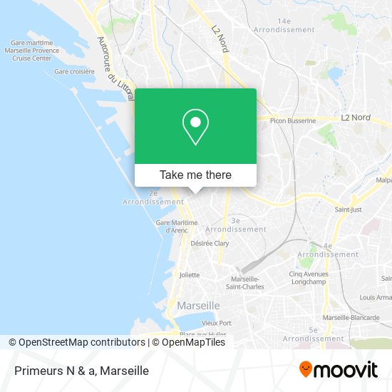 Primeurs N & a map