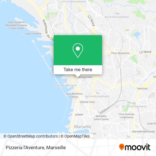 Pizzeria l'Aventure map