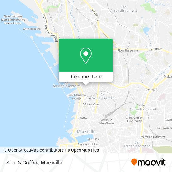 Soul & Coffee map