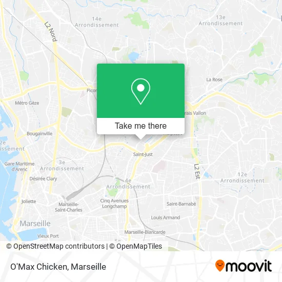 Mapa O'Max Chicken