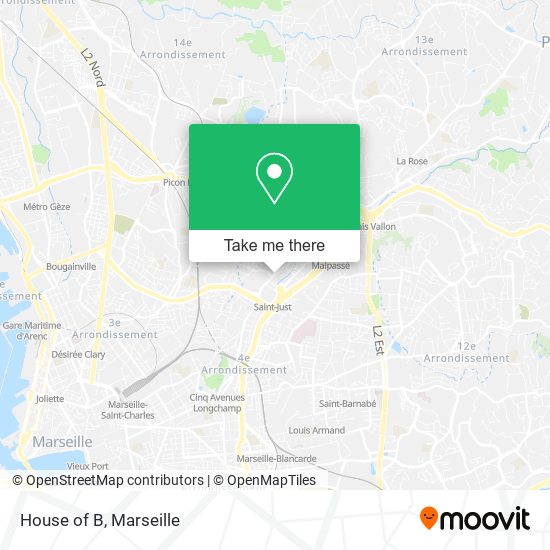 House of B map