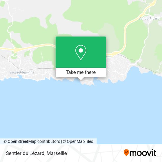 Sentier du Lézard map
