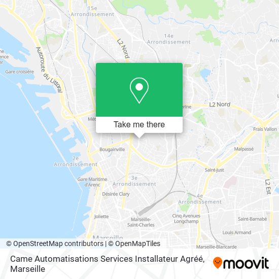 Came Automatisations Services Installateur Agréé map