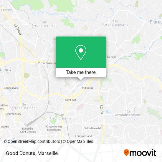 Good Donuts map