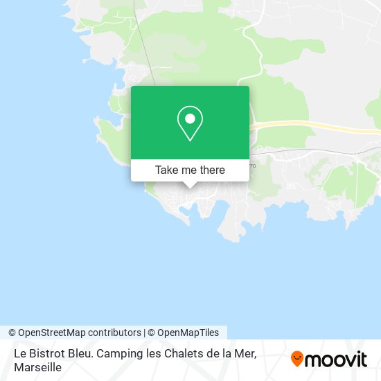 Le Bistrot Bleu. Camping les Chalets de la Mer map