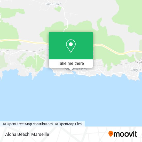 Aloha Beach map