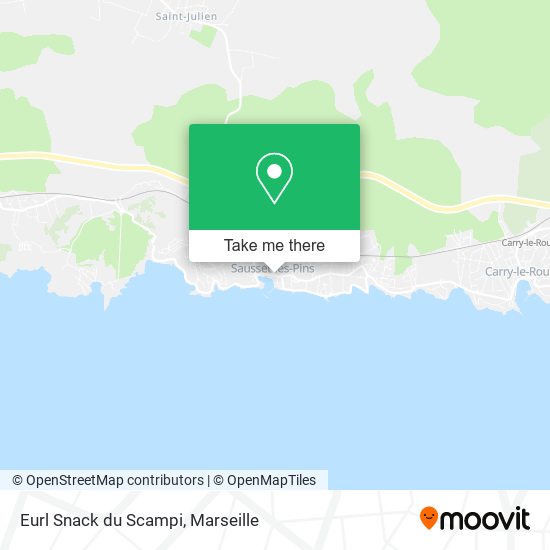 Eurl Snack du Scampi map