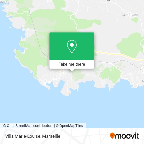 Mapa Villa Marie-Louise