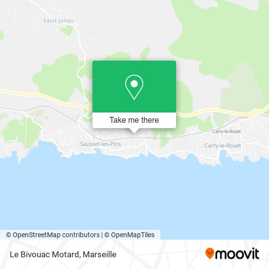 Le Bivouac Motard map
