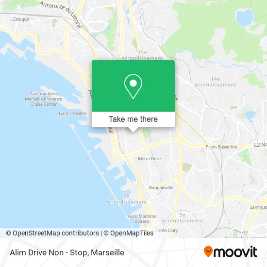 Alim Drive Non - Stop map