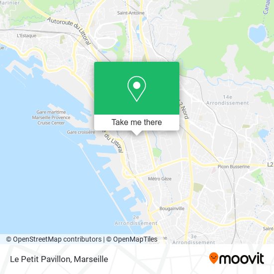 Le Petit Pavillon map
