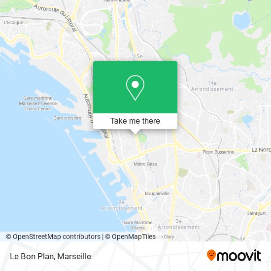 Le Bon Plan map