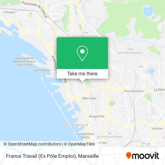 Mapa France Travail (Ex Pôle Emploi)