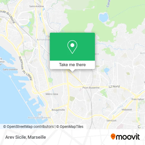 Arev Sicile map