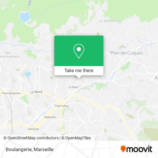 Boulangerie map