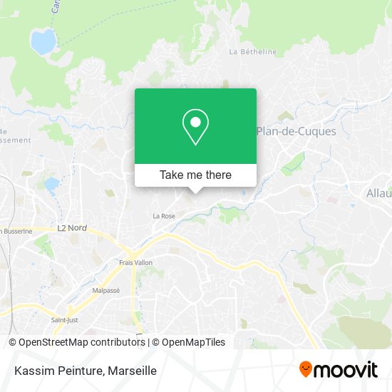Kassim Peinture map