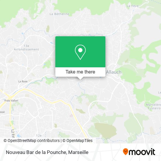 Nouveau Bar de la Pounche map