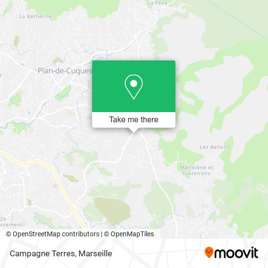 Campagne Terres map
