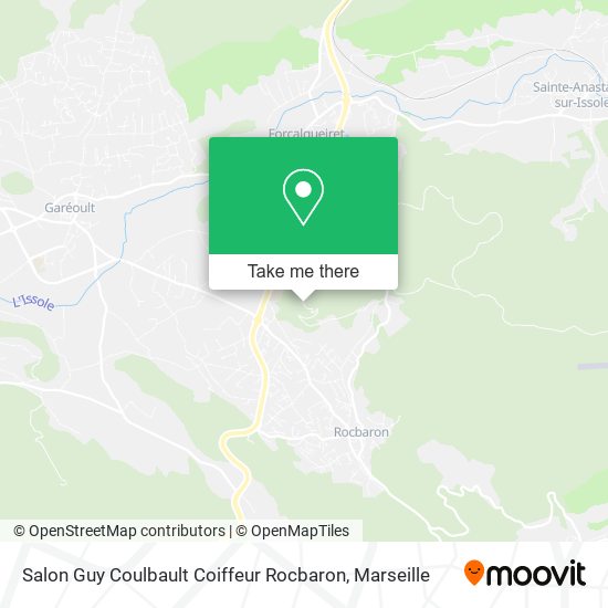 Salon Guy Coulbault Coiffeur Rocbaron map