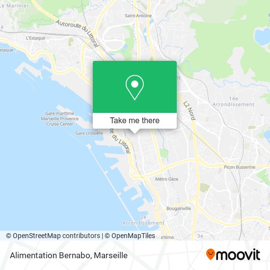 Alimentation Bernabo map