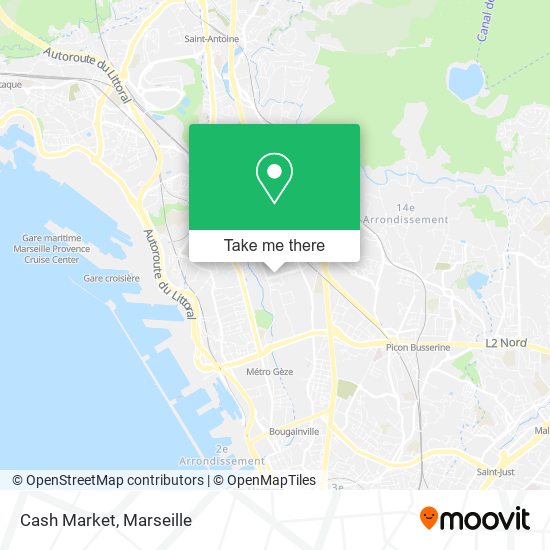 Cash Market map