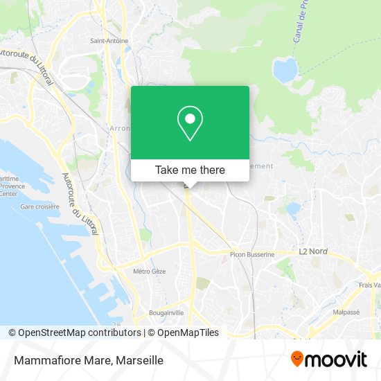 Mammafiore Mare map