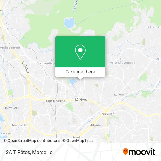 SA T Pâtes map