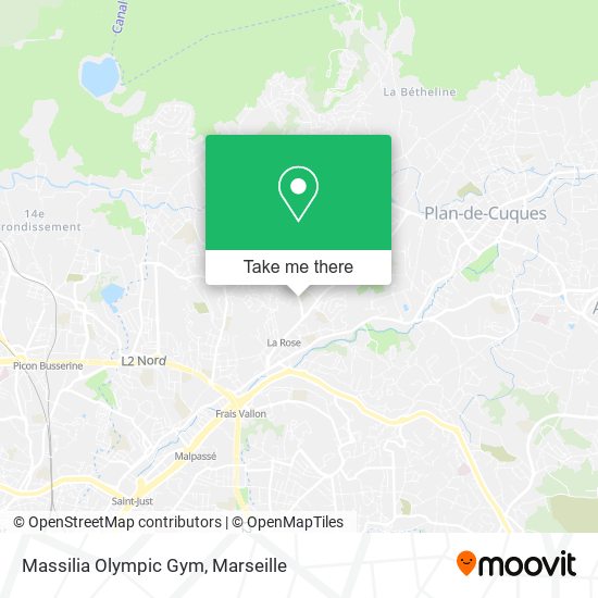 Massilia Olympic Gym map