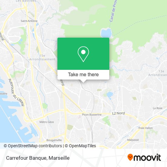 Carrefour Banque map