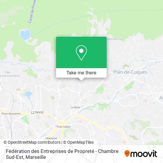 Mapa Fédération des Entreprises de Propreté - Chambre Sud-Est