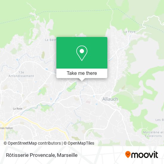Rôtisserie Provencale map