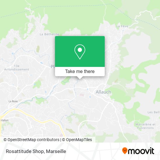 Rosattitude Shop map