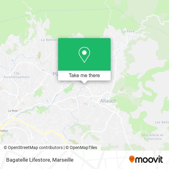 Bagatelle Lifestore map