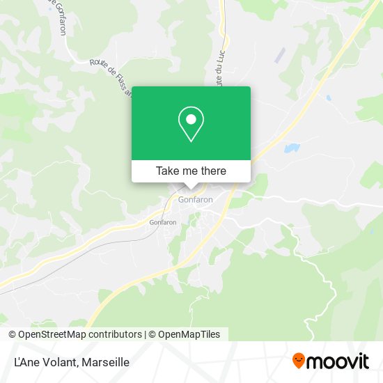 L'Ane Volant map