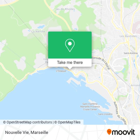 Nouvelle Vie map