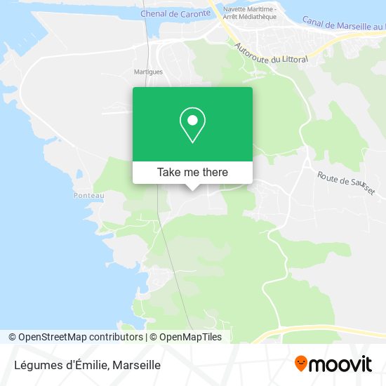 Légumes d'Émilie map
