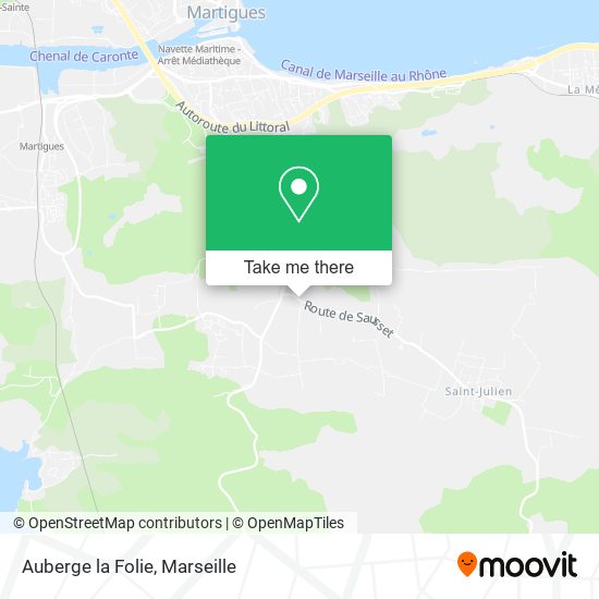 Auberge la Folie map