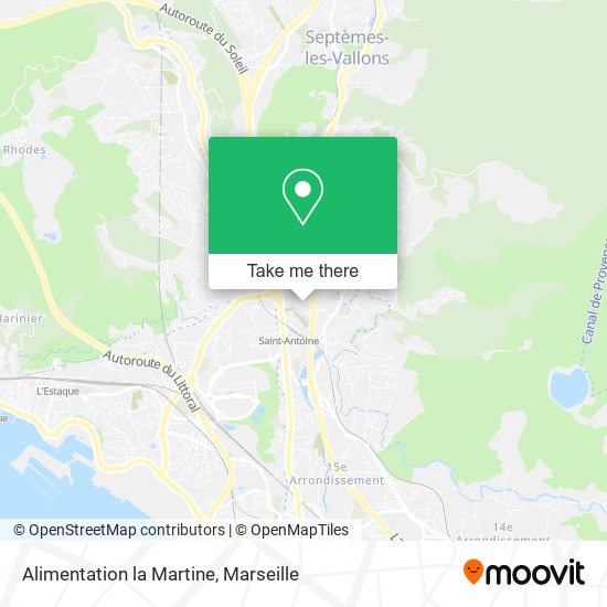 Alimentation la Martine map