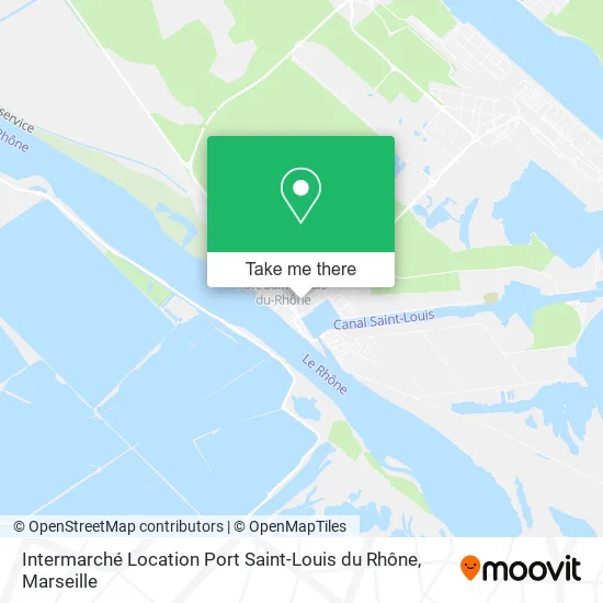Intermarché Location Port Saint-Louis du Rhône map