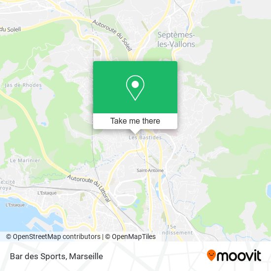 Bar des Sports map