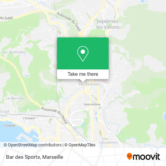 Bar des Sports map