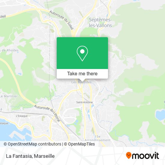 La Fantasia map